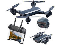 Simulus Faltbarer WiFi-FPV-Quadrocopter, HD-Cam und VGA-Cam, Optical Flow, App