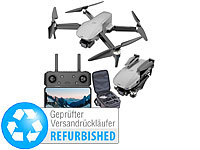 Simulus Faltbare GPS-Drohne mit 4K-Cam, 3-Achsen-Gimbal, Versandrückläufer