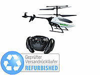 Simulus Ferngesteuerter 3,5-Kanal-Mini-Hubschrauber Versandrückläufer; Faltbarer WiFi-Quadrocopter mit HD-Kameras 