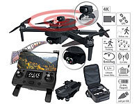 Simulus Faltbare GPS-Drohne, 4K-Cam, 360°-Abstandssensor, Brushless-Motor, App; Faltbarer WiFi-Quadrocopter mit HD-Kameras Faltbarer WiFi-Quadrocopter mit HD-Kameras Faltbarer WiFi-Quadrocopter mit HD-Kameras Faltbarer WiFi-Quadrocopter mit HD-Kameras 