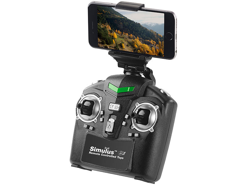 ; Faltbare GPS-WLAN-Quadrokopter mit 4K-Kamera 
