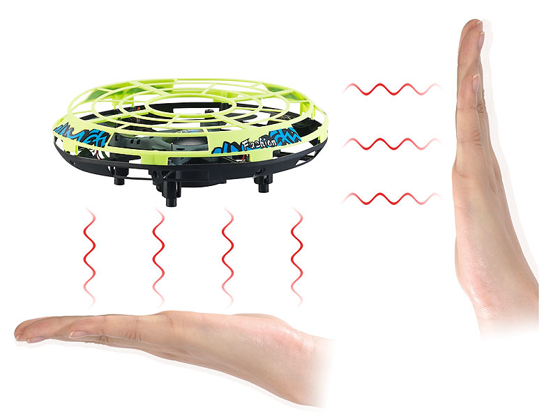Zauber Mini Fliegende Drohne Infrarotsensor UFO Hubschrauber Kinderspielzeug Neu 
