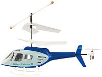 Simulus 3-Kanal Mini-Hubschrauber "Speed Falcon II" Kanal C; Faltbarer WiFi-Quadrocopter mit HD-Kameras 