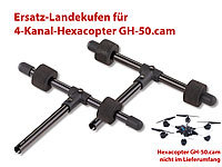 Simulus Ersatz-Landekufen für 4-Kanal-Hexacopter GH-50.cam, 2-teilig