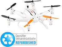 Simulus Kompakter Einsteiger-Hexacopter GH-6.se (refurbished); Faltbarer WiFi-Quadrocopter mit HD-Kameras, Ferngesteuerte Mini-Helikopter 