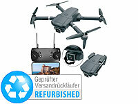 Simulus Faltbare WLAN-Drohne mit Brushless-Motor, Versandrückläufer; Faltbarer WiFi-Quadrocopter mit HD-Kameras, Ferngesteuerte Mini-Helikopter Faltbarer WiFi-Quadrocopter mit HD-Kameras, Ferngesteuerte Mini-Helikopter 