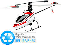 Simulus Funk-Ferngesteuerter 4-Kanal-Hubschrauber "GH-640" (Versandrückläufer); Faltbarer WiFi-Quadrocopter mit HD-Kameras, Ferngesteuerte Mini-Helikopter 