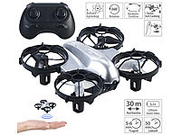 Simulus Mini-Quadrocopter, Fernbedienung, Gesten-Steuerung, Hindernis-Sensoren; Faltbarer WiFi-Quadrocopter mit HD-Kameras Faltbarer WiFi-Quadrocopter mit HD-Kameras 