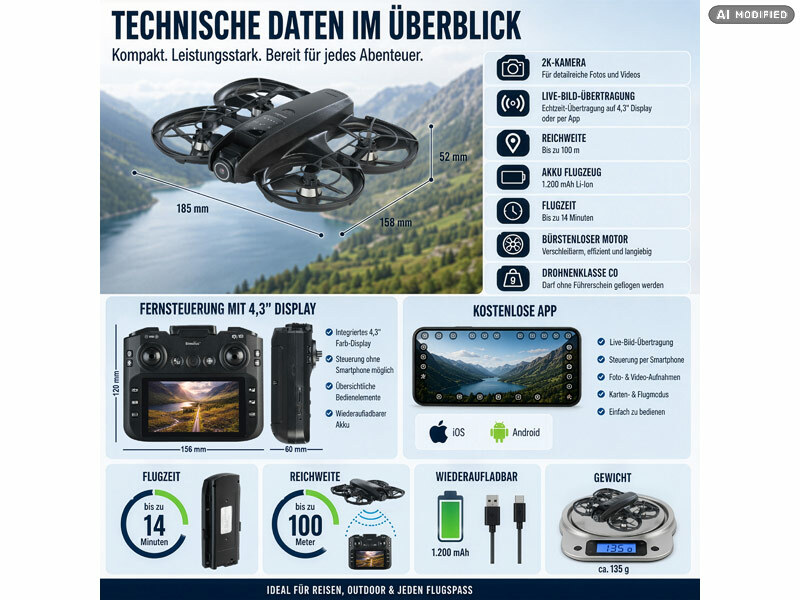 ; Faltbarer WiFi-Quadrocopter mit HD-Kameras Faltbarer WiFi-Quadrocopter mit HD-Kameras Faltbarer WiFi-Quadrocopter mit HD-Kameras 