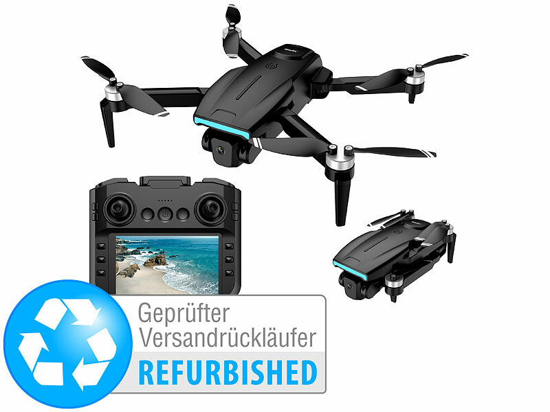 ; Faltbarer WiFi-Quadrocopter mit HD-Kameras