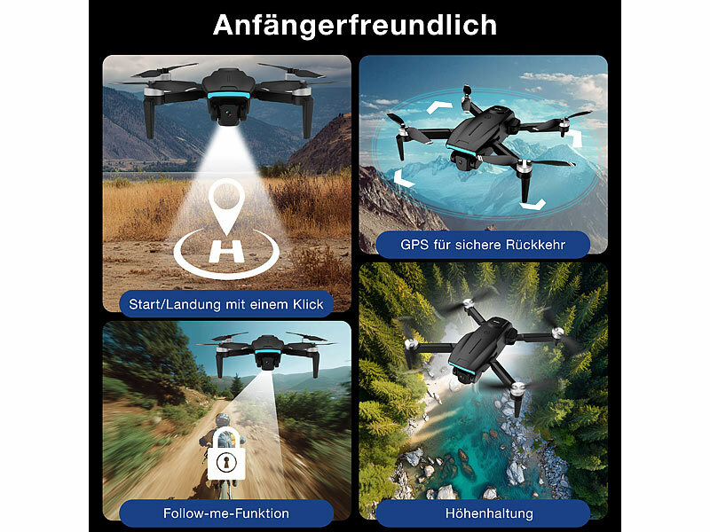 ; Faltbarer WiFi-Quadrocopter mit HD-Kameras Faltbarer WiFi-Quadrocopter mit HD-Kameras Faltbarer WiFi-Quadrocopter mit HD-Kameras 